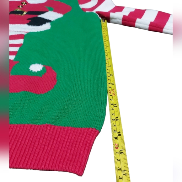 To Be Jolly Women's Christmas Sweater Size Medium EUC - Picture 6 of 7